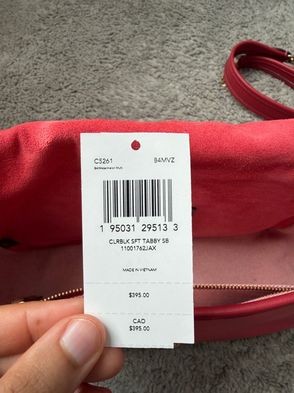 Coach Pink Shoulder Bag with Gold Hardware - Picture 7 of 13